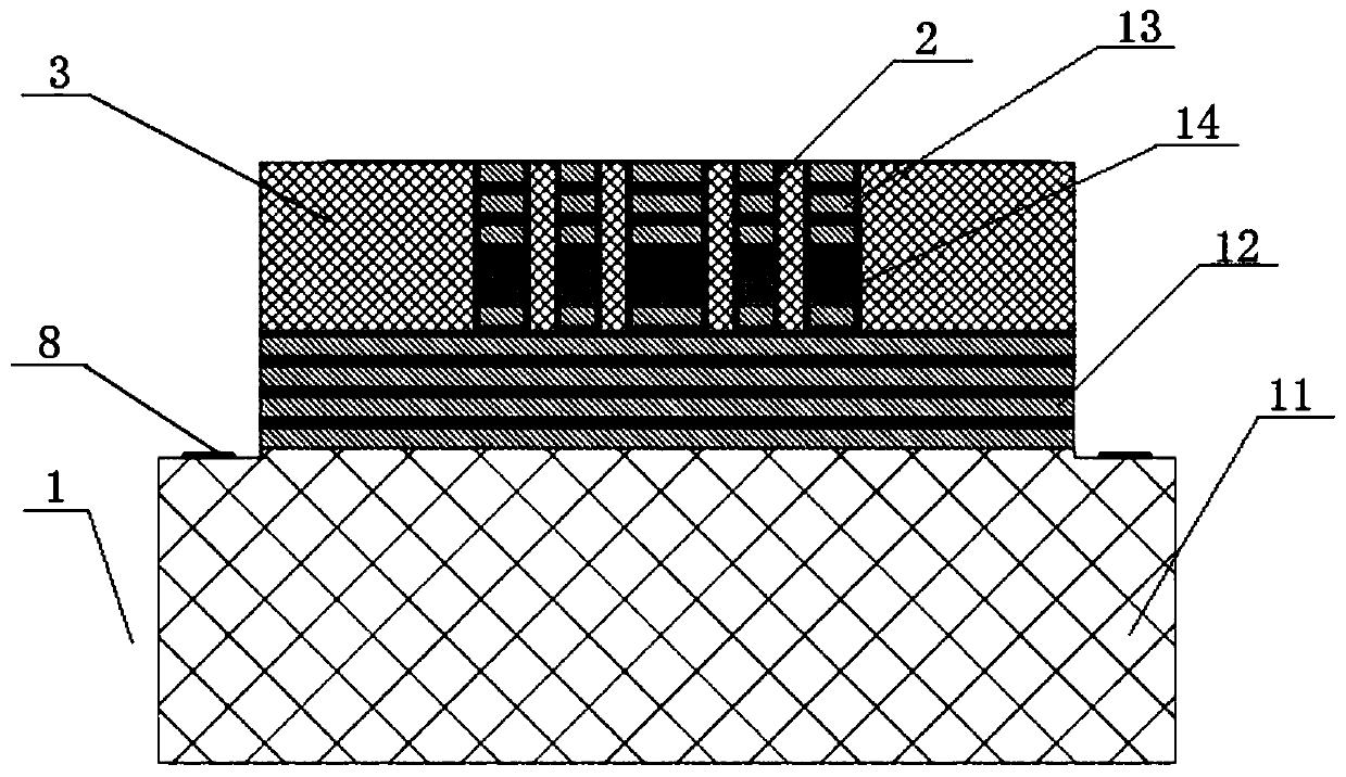 Orbital angular momentum multiplexer based on VCSEL and preparation method thereof