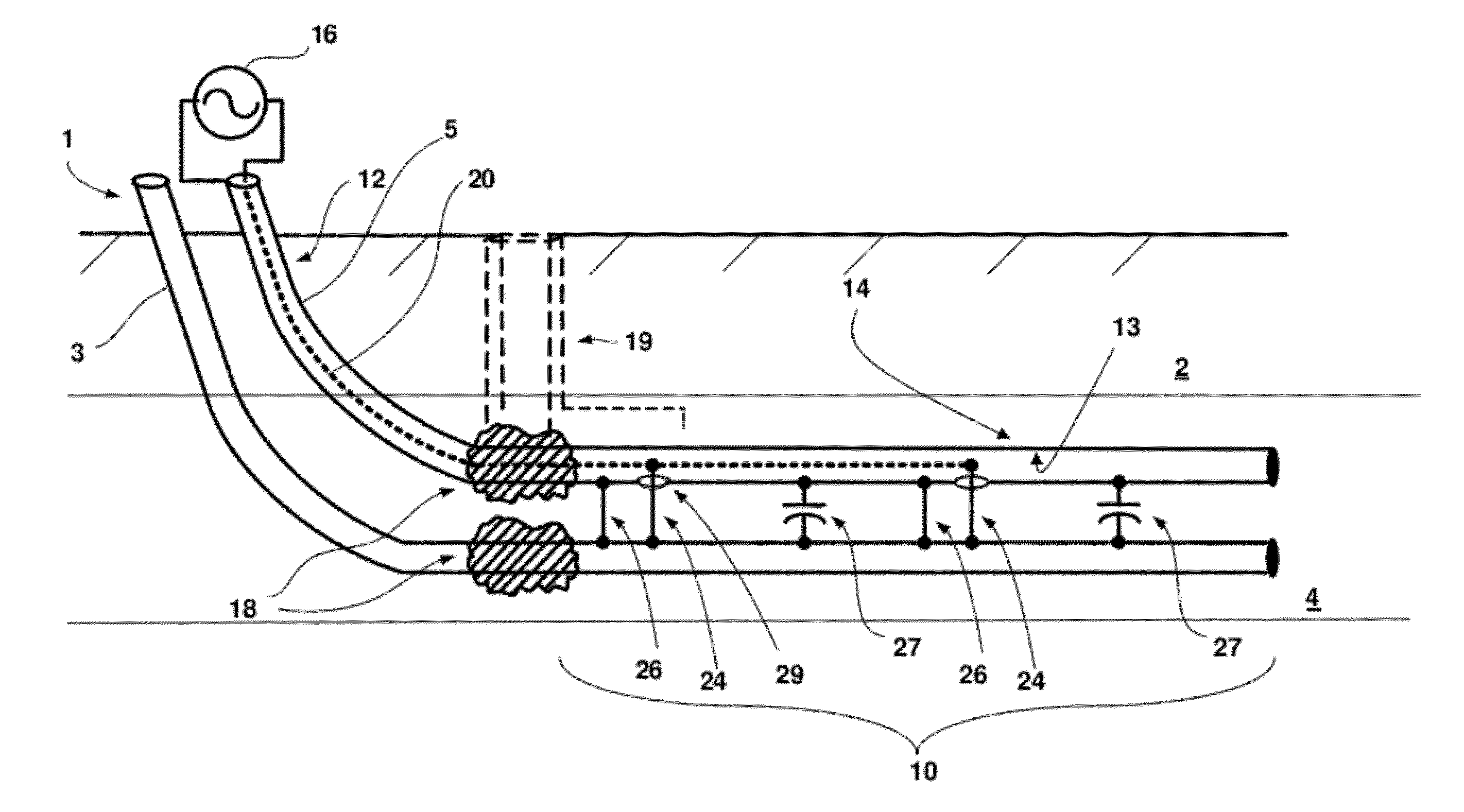 Radio frequency heat applicator for increased heavy oil recovery