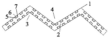 Weather-resistant angle steel for transmission tower