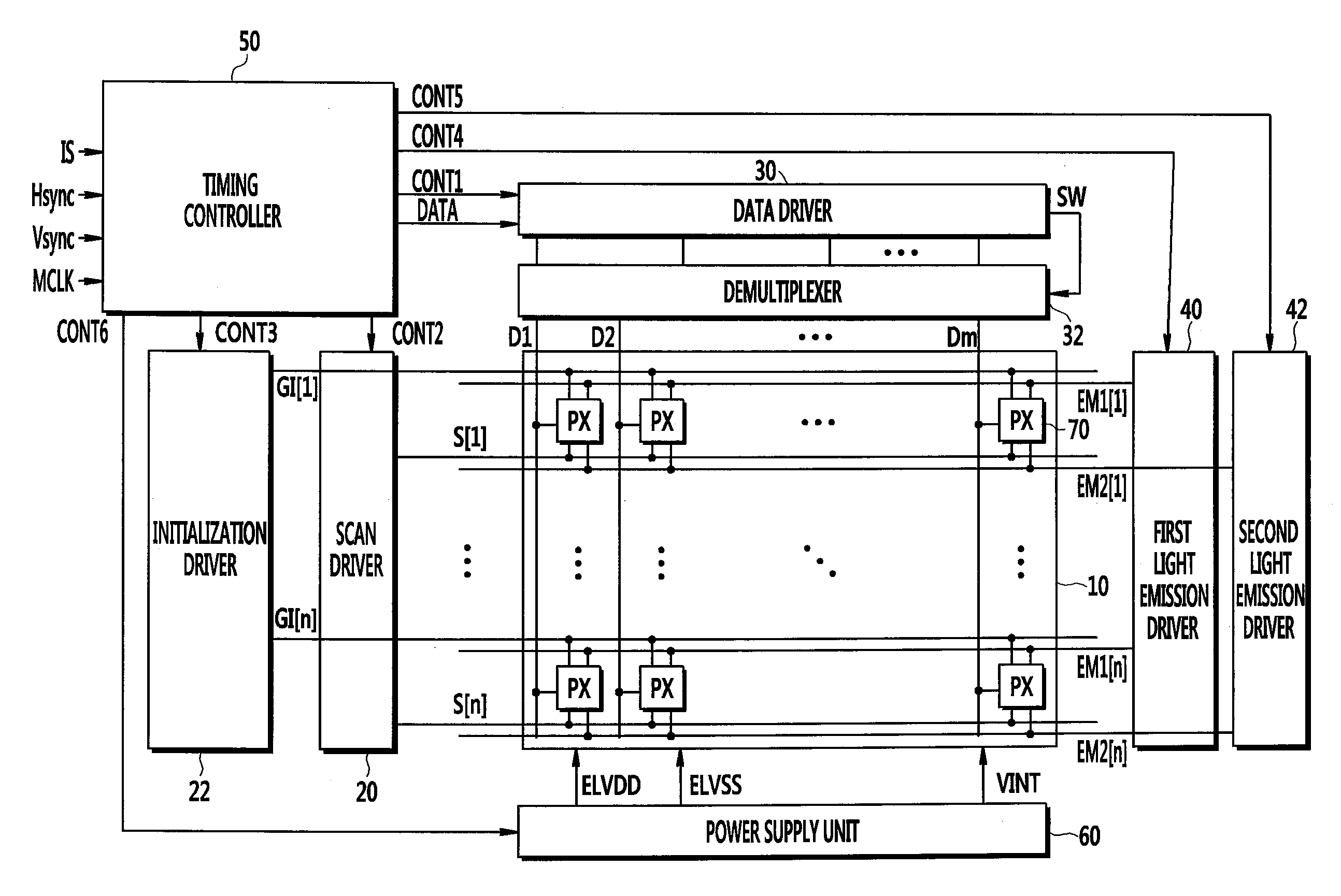 Pixel, display device comprising the same and driving method thereof