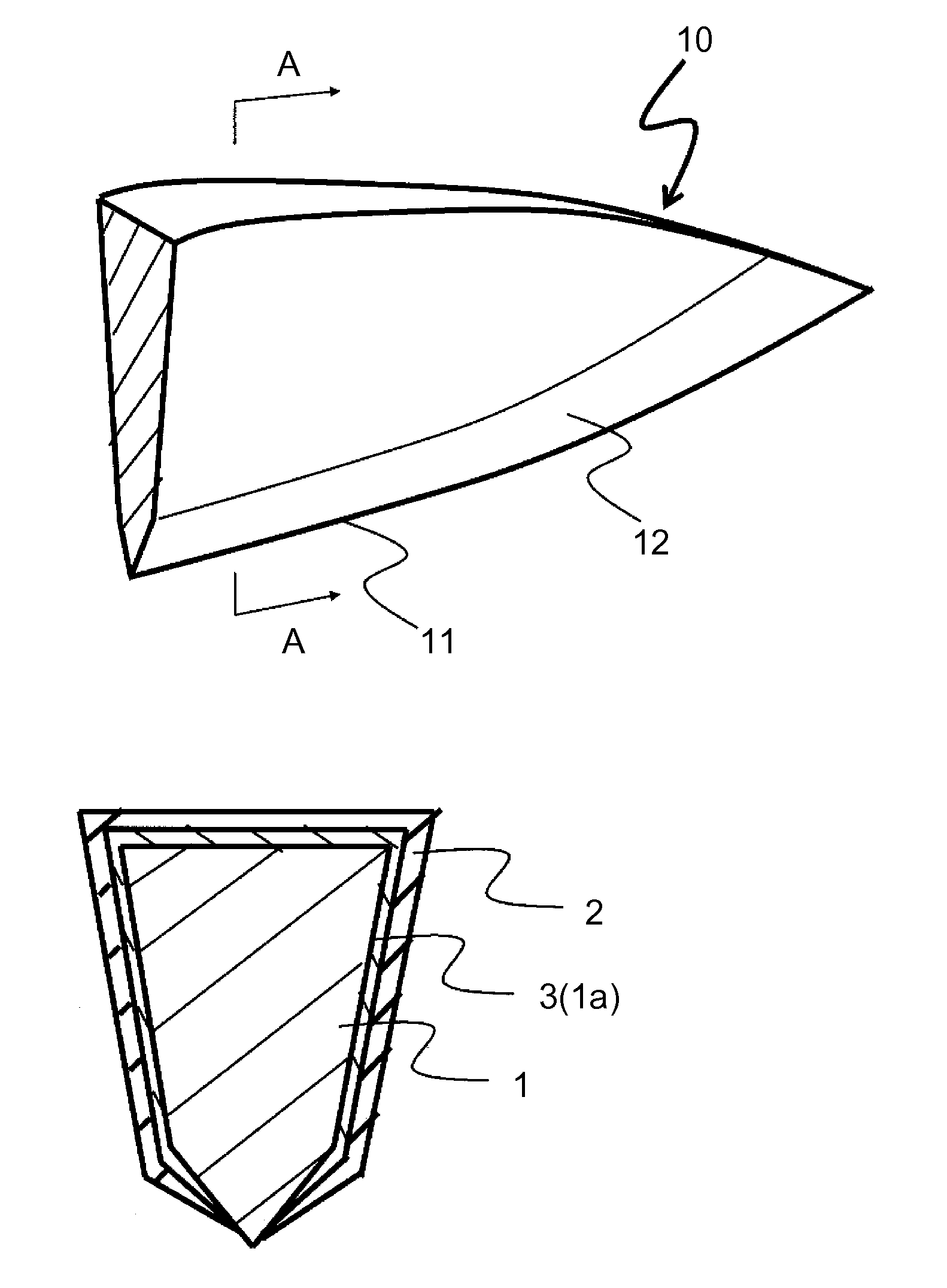 Ceramic cutting knife and method for manufacturing same