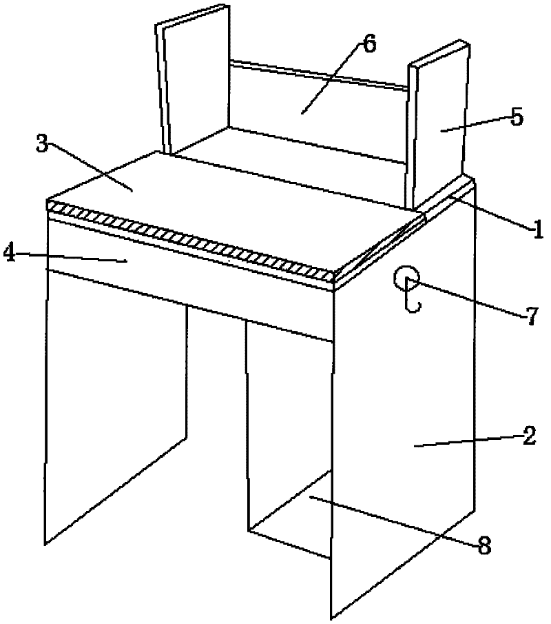 A multifunctional desk