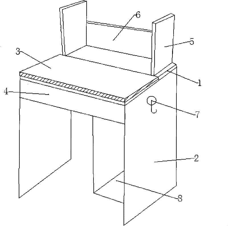 A multifunctional desk