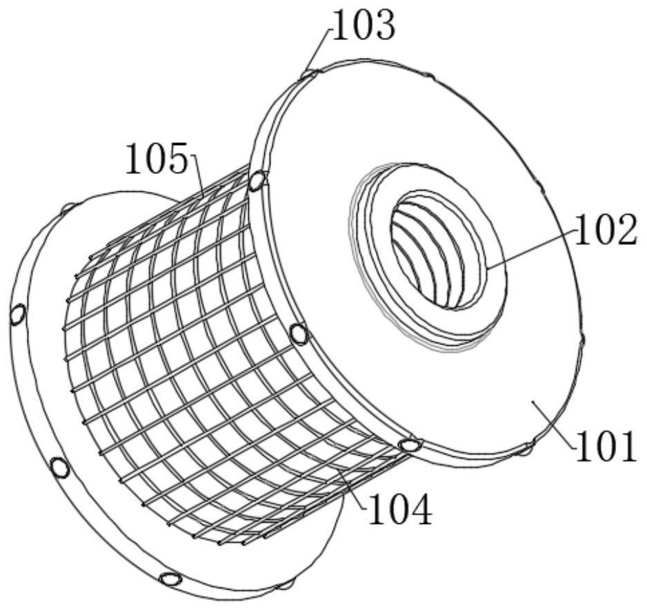 Biochemical precipitation device for wastewater based on industrial sewage recycling