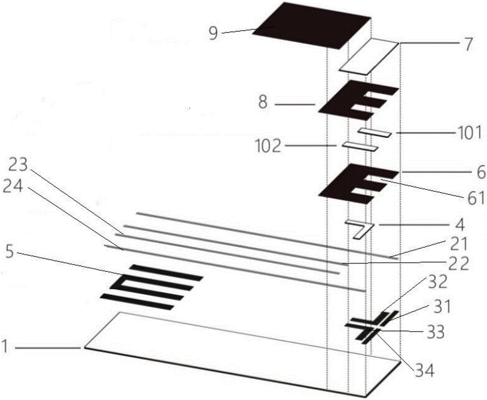 Finger blood test strip and use method and preparation method thereof