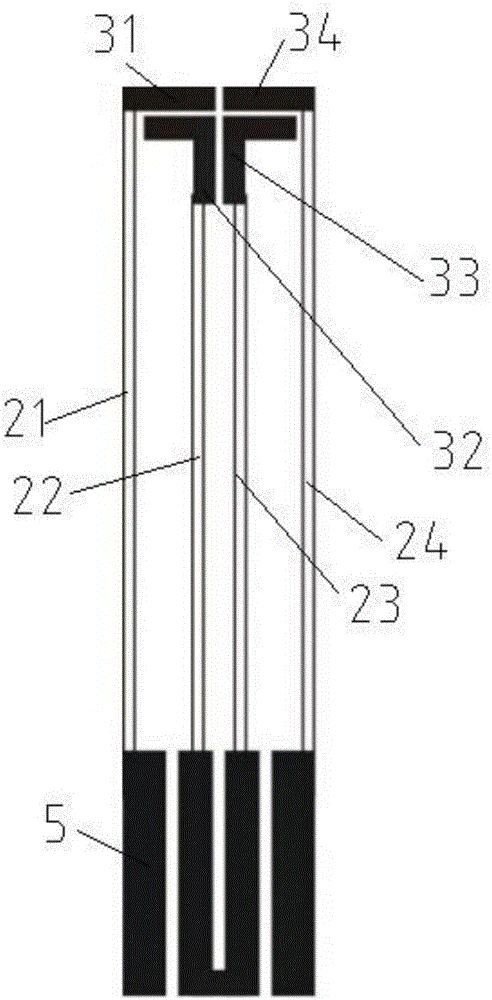 Finger blood test strip and use method and preparation method thereof