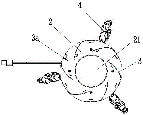 Picnic stove with anti-scald structure