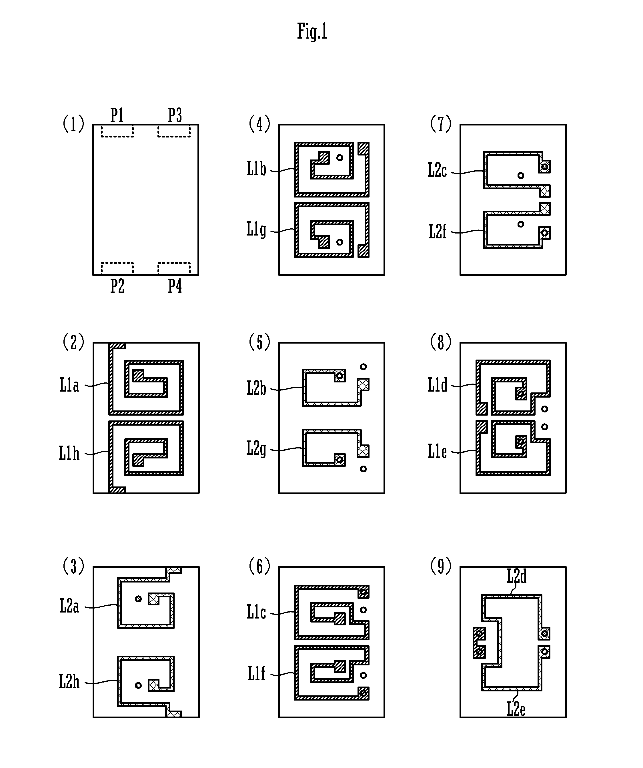 Laminated common-mode choke coil