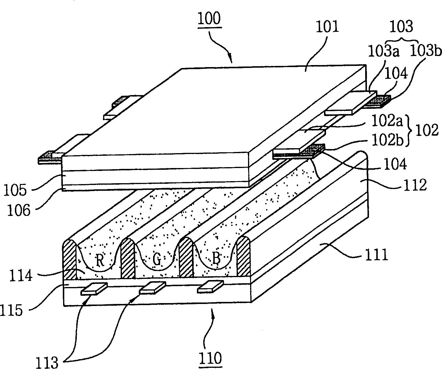 Plasma display panel and method producing same