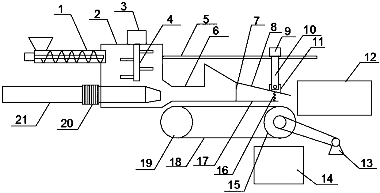 Ore dressing device with ore material thickness-adjustable function and ore dressing technology thereof