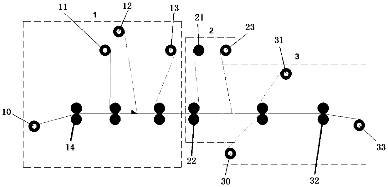 Hob die-cutting system and method for oca optical glue with four-layer 1:1 structure