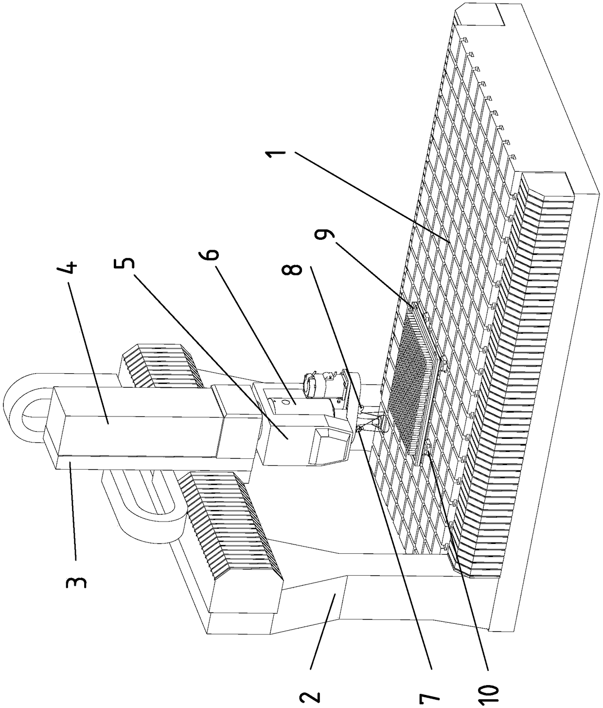 Ultrasonic cutting testing platform for honeycomb material