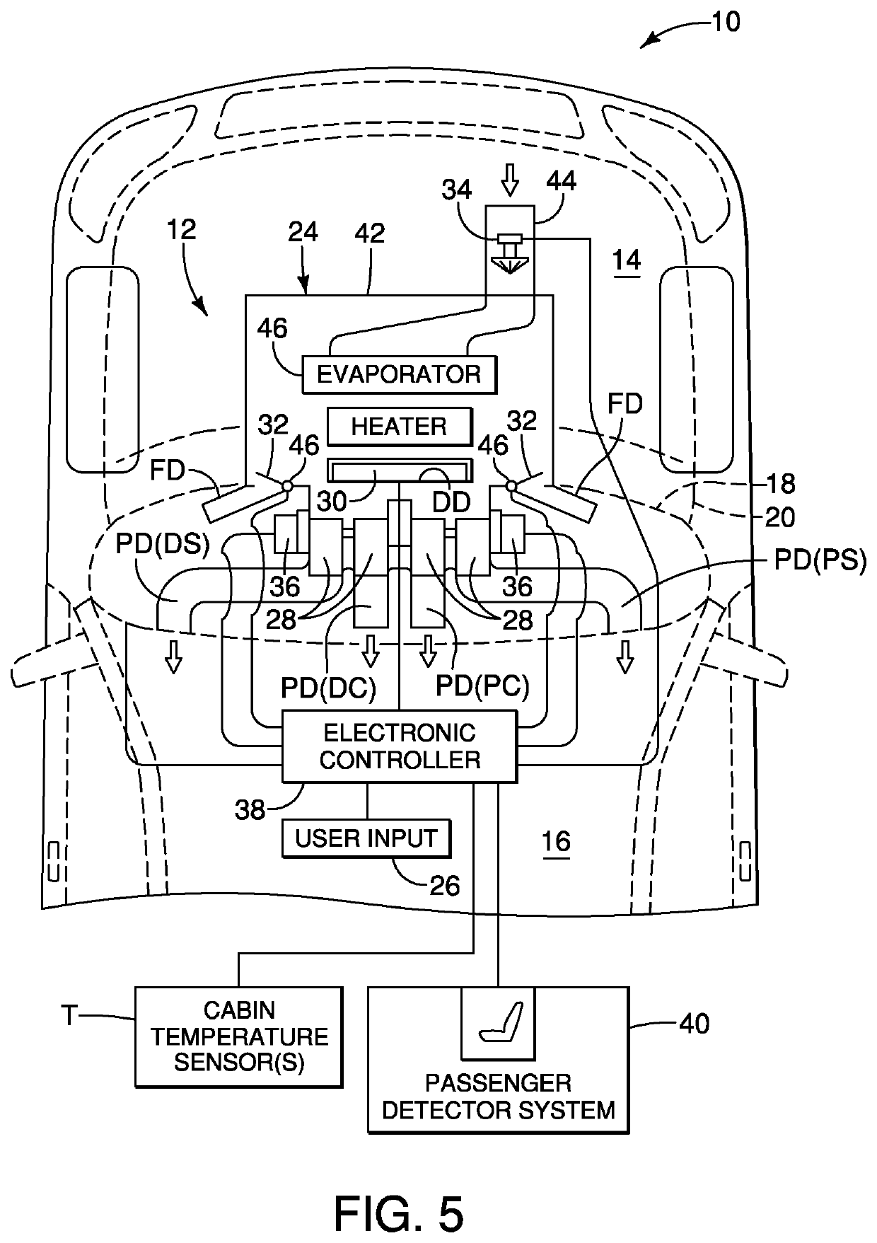 Vehicle air handling system