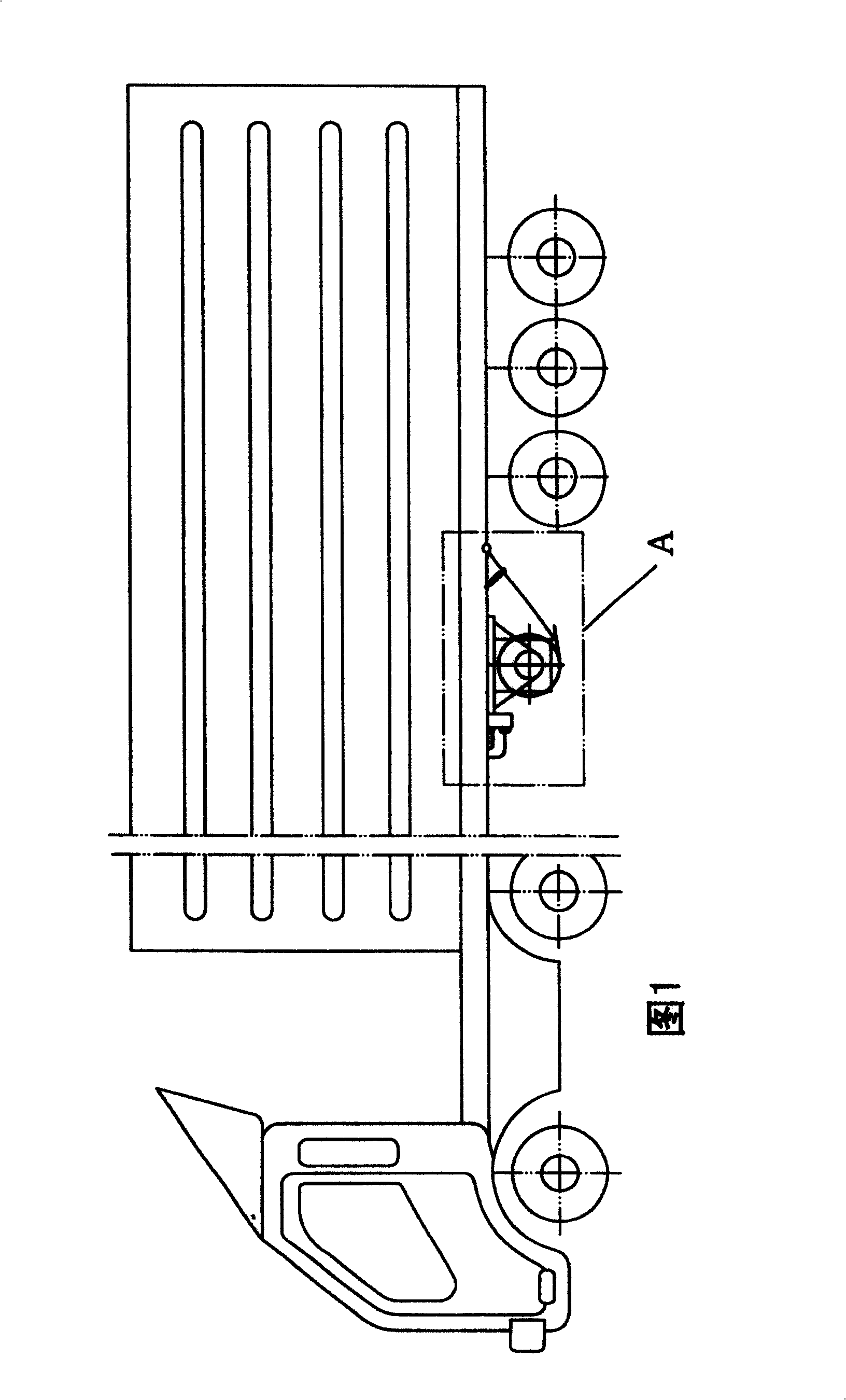 Automobile emergent brake and antiskid device