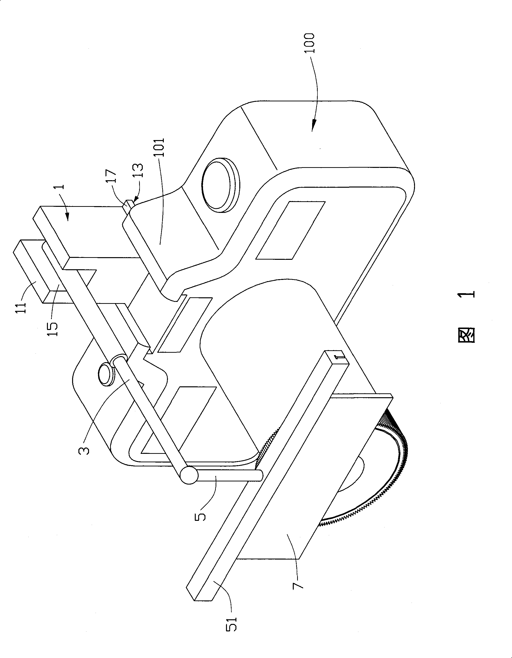 Automatic black card device by camera