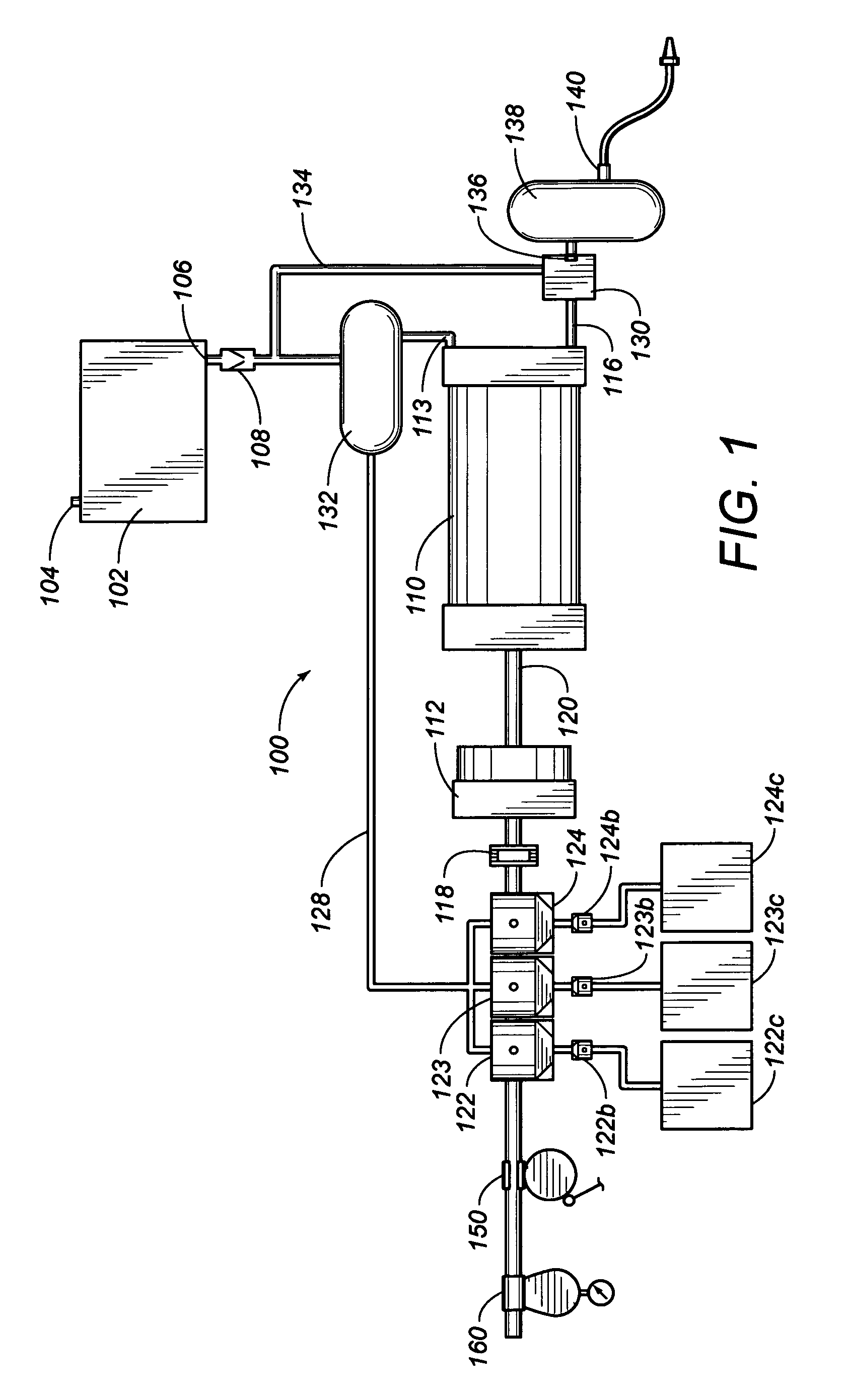 Injection spraying system