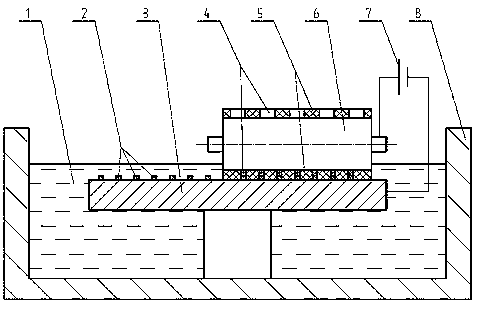 Regular polygonal cylinder anode and method for preparing large-area metal microstructure through electrodeposition