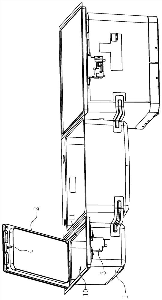 A door lock mechanism for electrical appliances and a dishwasher with the door lock mechanism