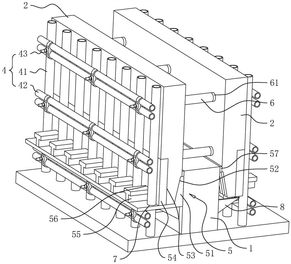 A leak-proof grout structure for concrete components