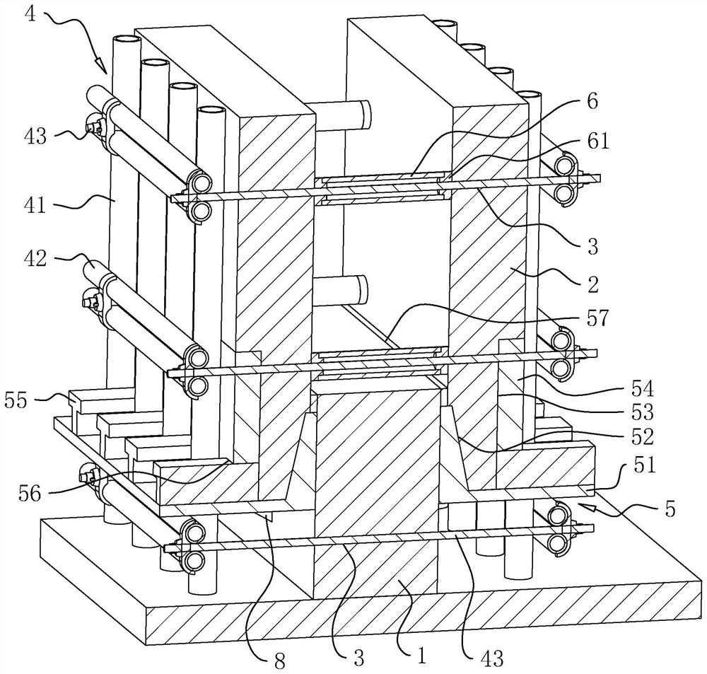 A leak-proof grout structure for concrete components