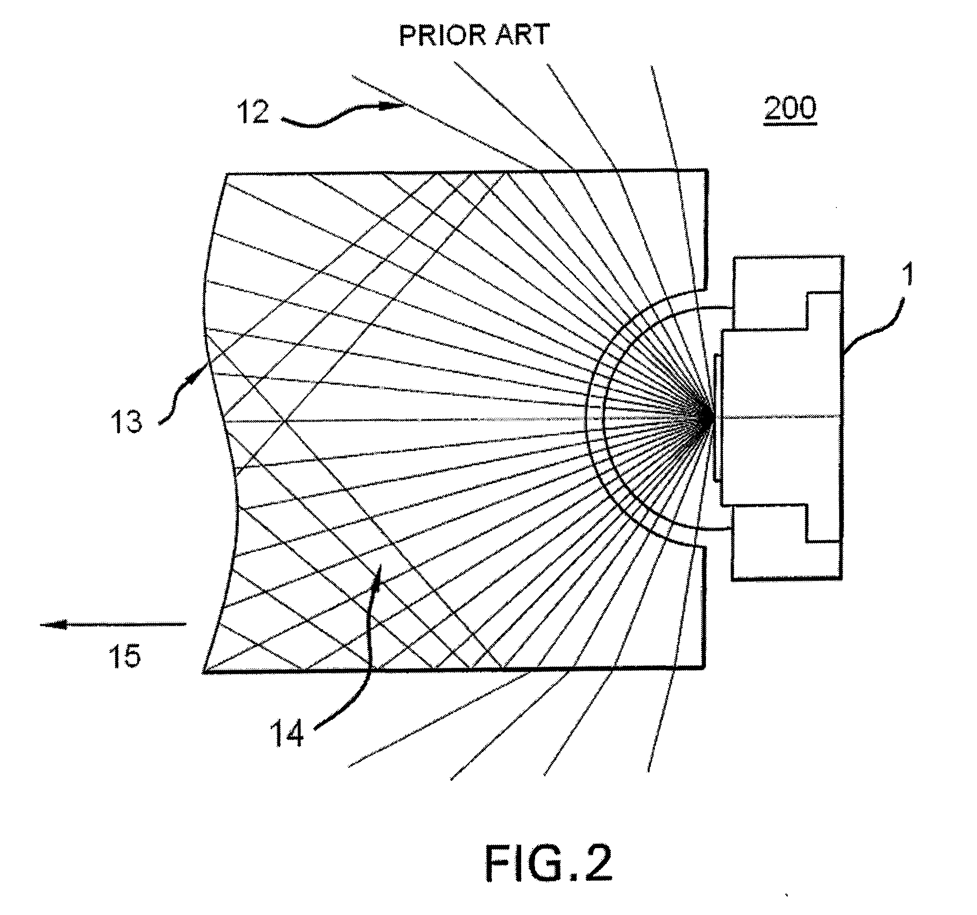 Dental illumination device with single or multiple total internal reflectors (TIR)