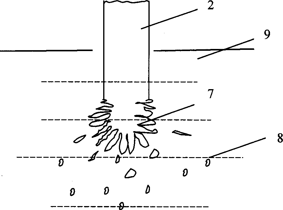 Improved method of vibration exciting metal liquid shape crystal nucleus and its device