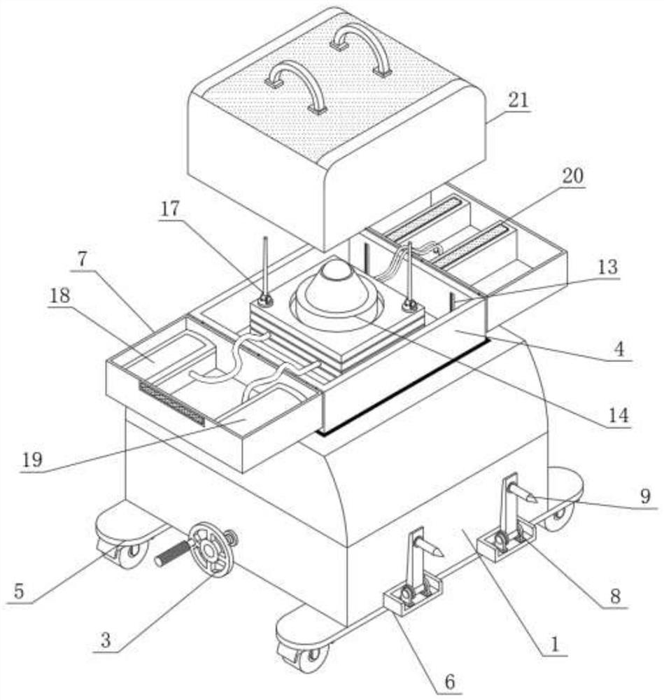 Intelligent monitoring device for civil engineering structure and use method of intelligent monitoring device