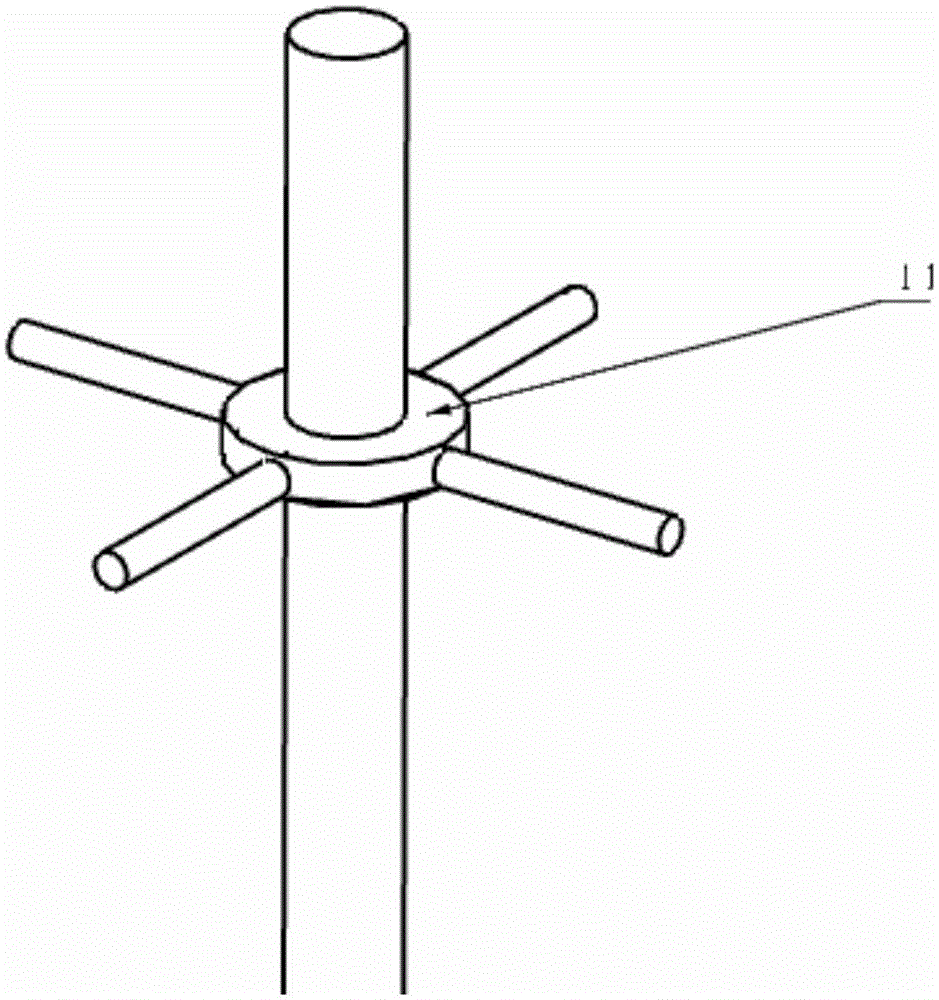 Portable manual feeding moxa stick-holding device