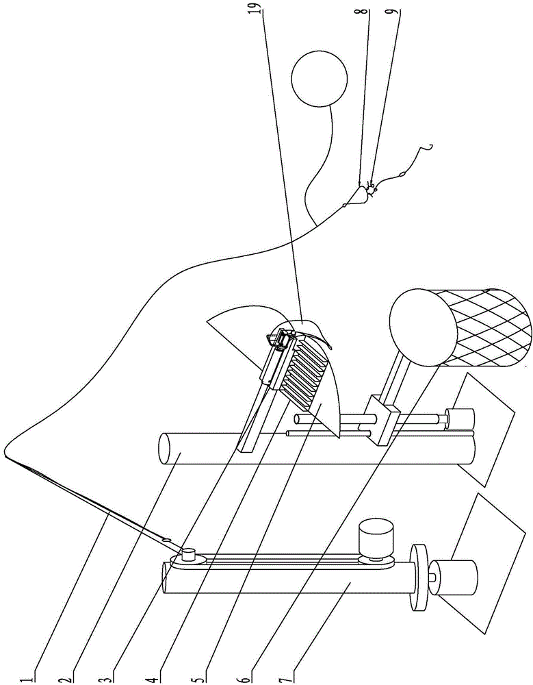 Fishing equipment for non-contact bait change, fish and shrimp