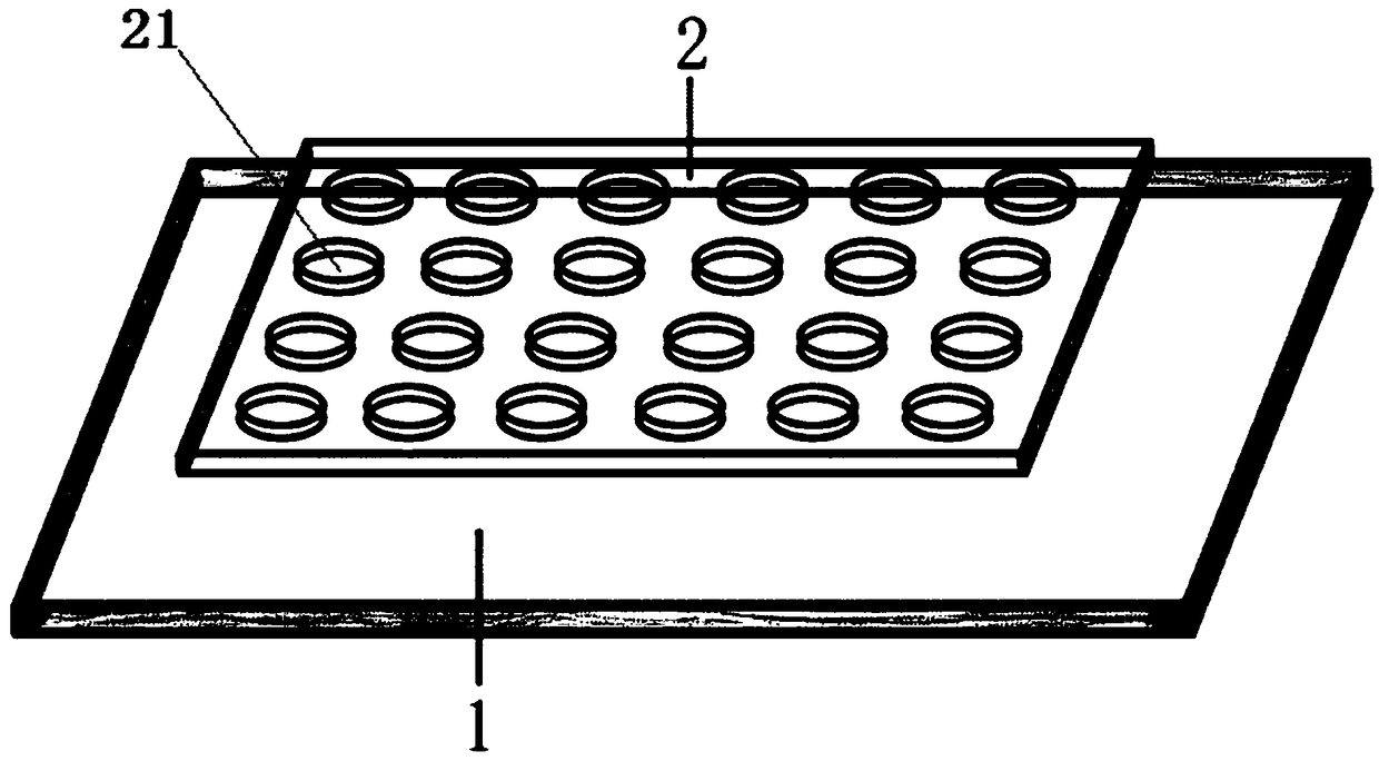 Simple and easy trace cell culture and counting device and manufacturing method of device