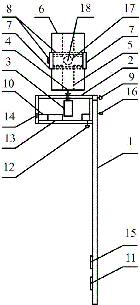 Detachable panoramic shooting mobile phone support