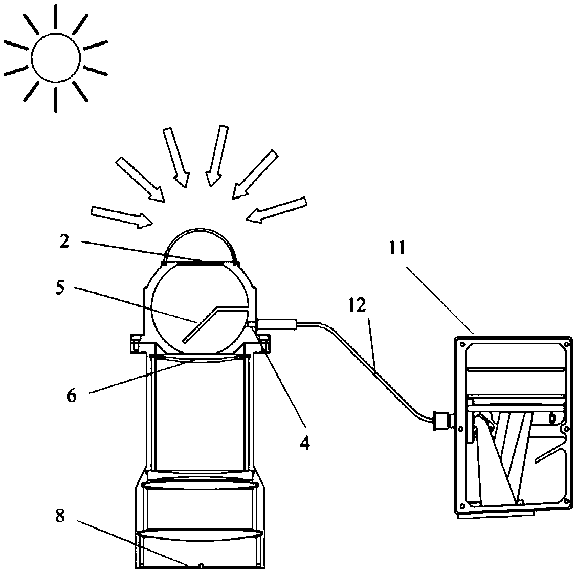 In-orbit scaling spectrum radiation observation and self-calibration method of satellite remote sensor