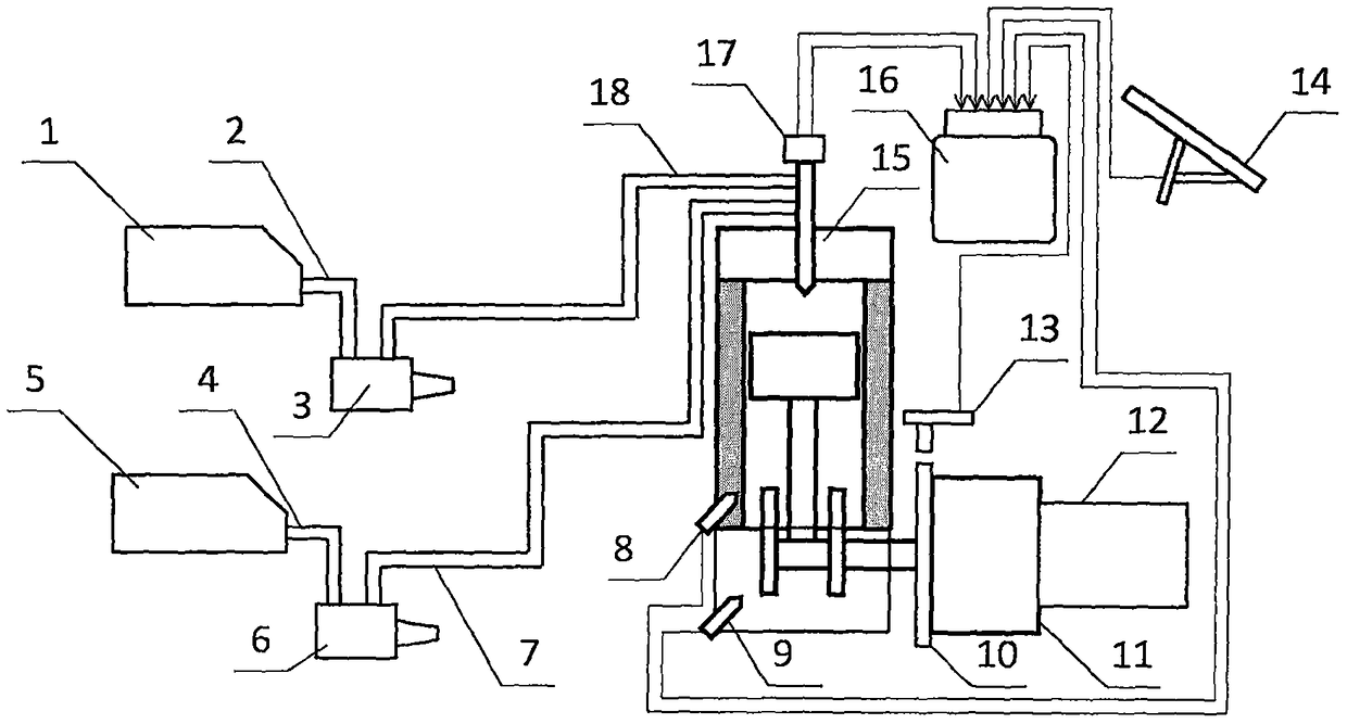 Dual-fuel unified engine, fuel control method and power device