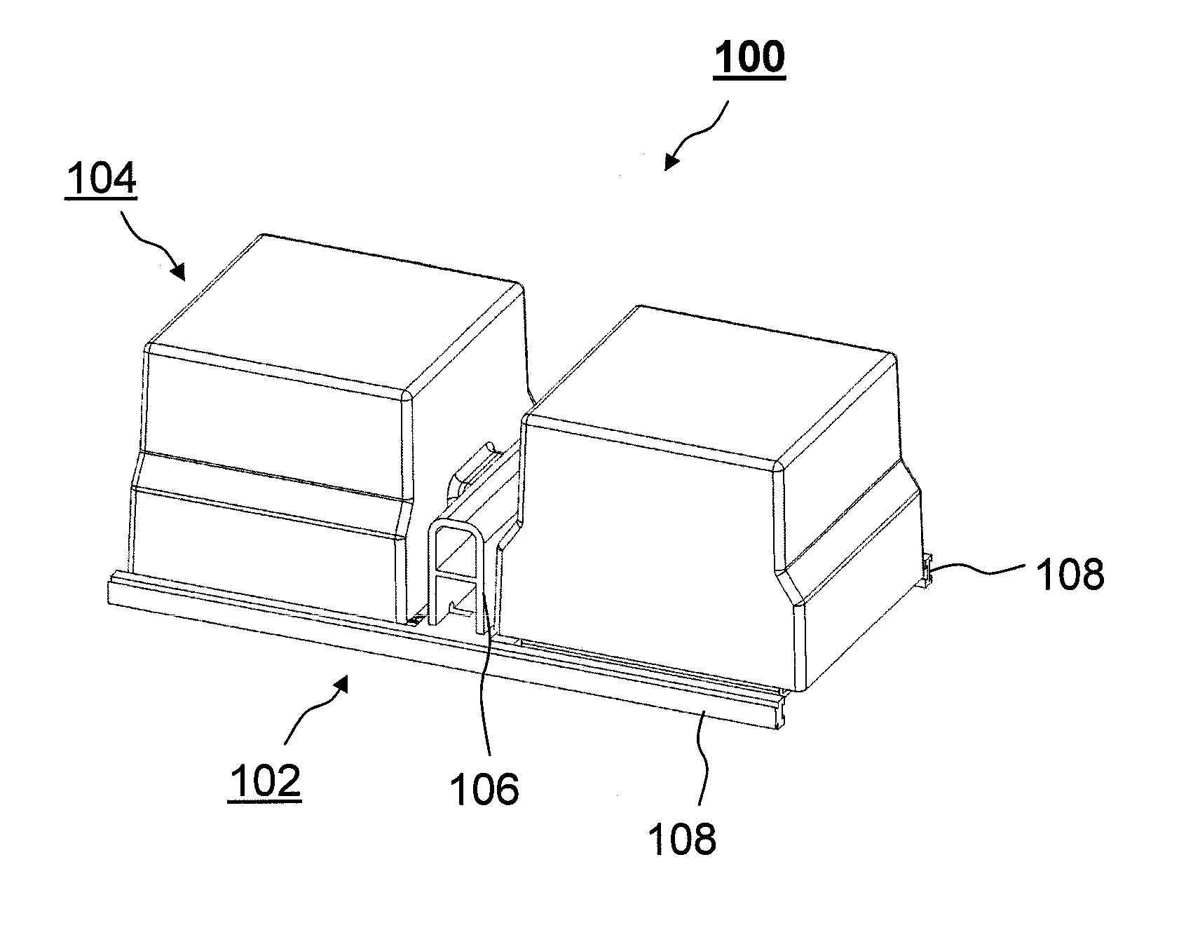 Modular battery structure