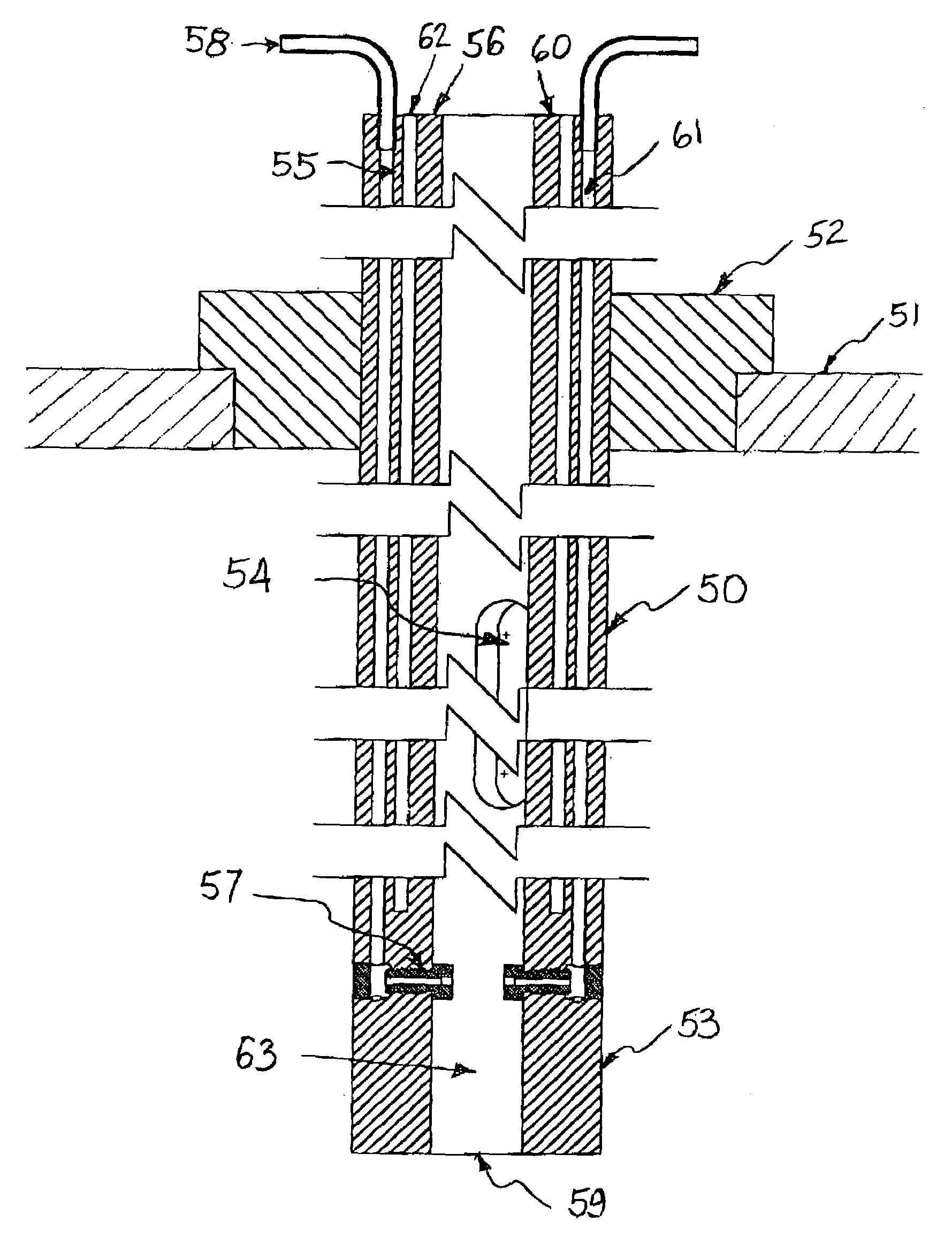 Recirculation bubbler for glass melter apparatus