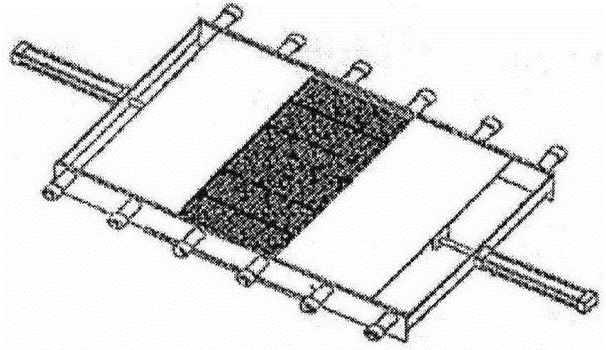 Pressing device for floors