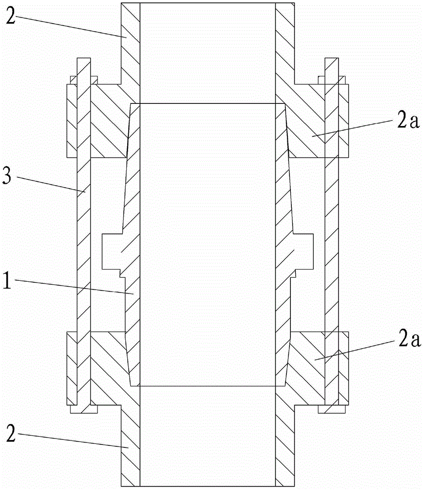 Symmetrical layered sample pressing device and sample preparation method for triaxial test sample preparation