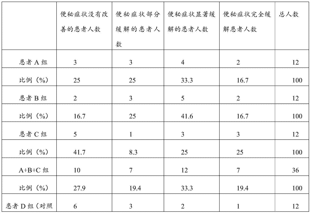 Traditional Chinese medicine composition for preventing or treating tumor complications and constipation