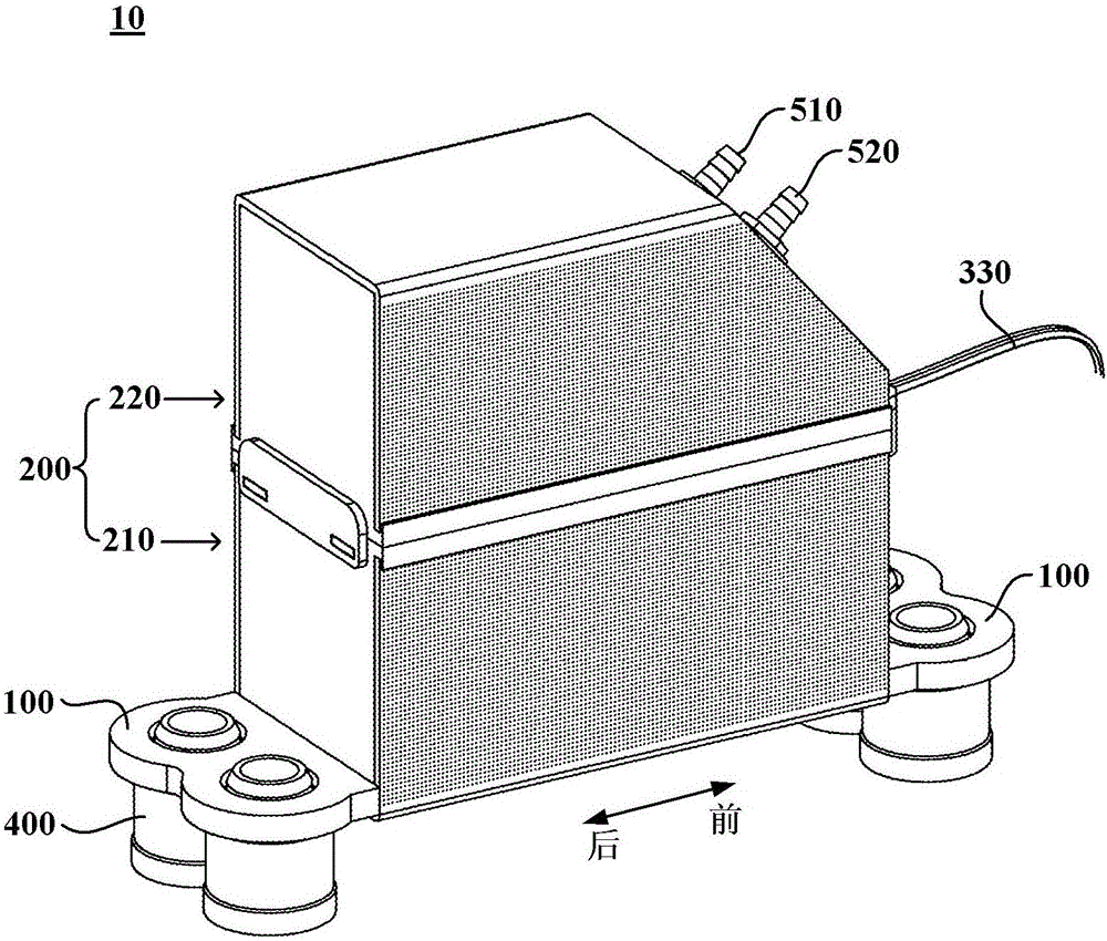 Gas suction pump assembly and cold storage and freezing device