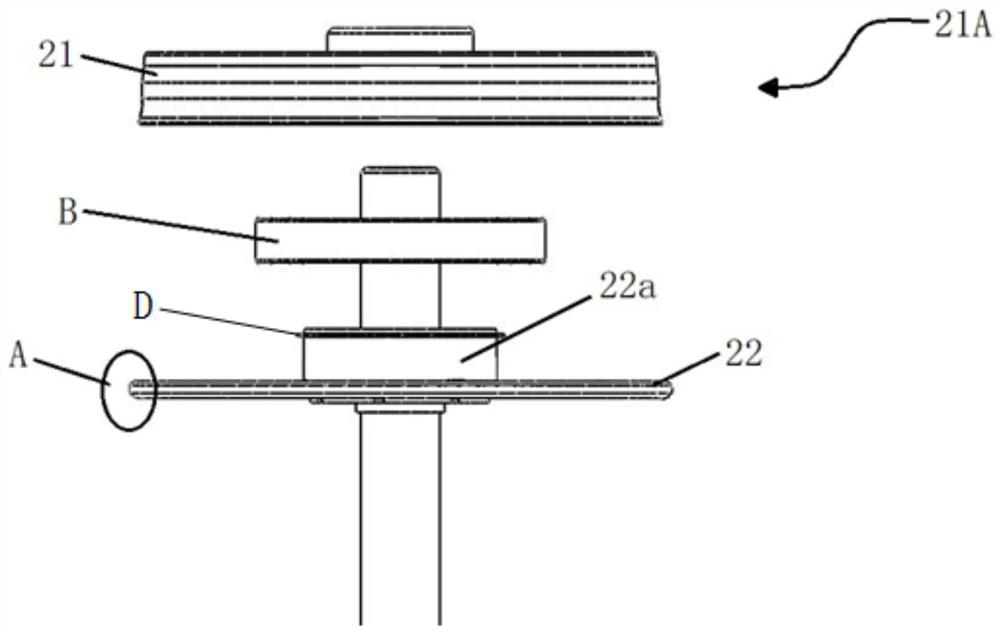 Low-abrasion wheel set and rail vehicle applied to multi-small-radius curve rail