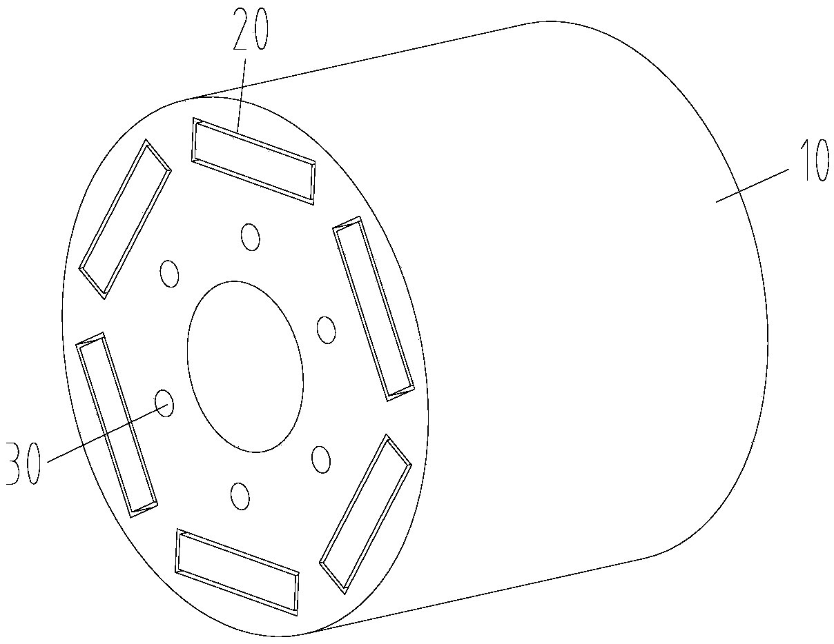 Rotor core, compressor and air conditioner