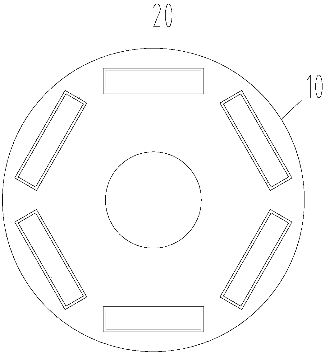 Rotor core, compressor and air conditioner