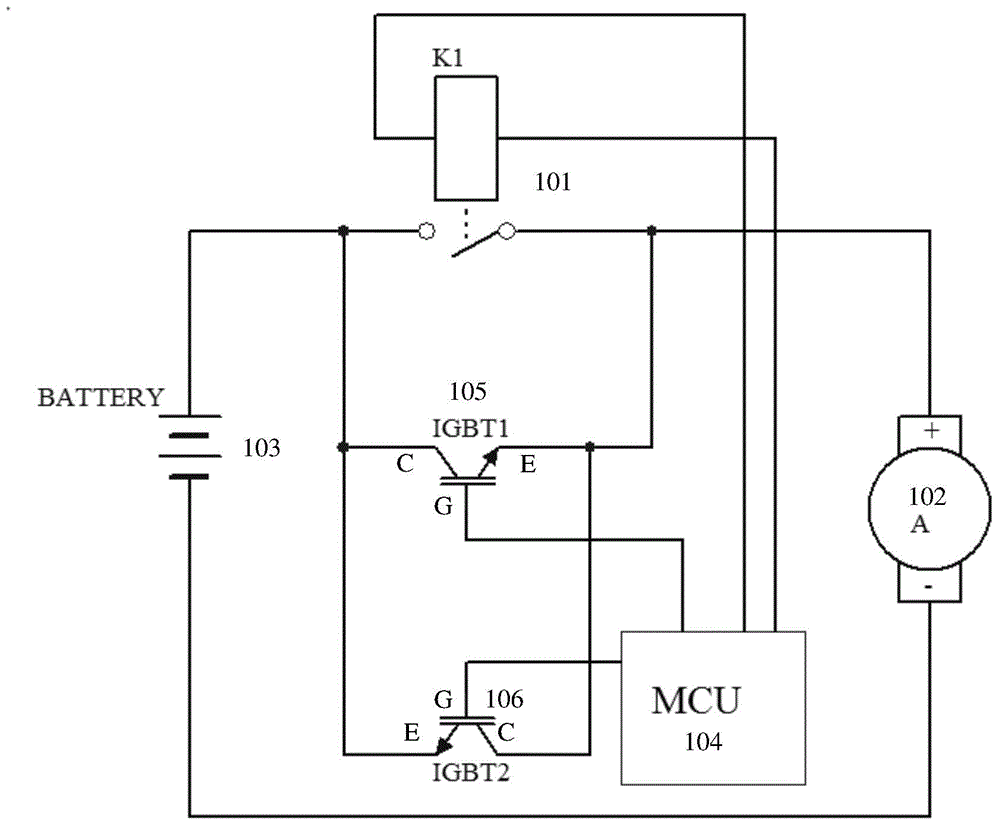 Protection device for power battery contactor of electric automobile and control method of protection device