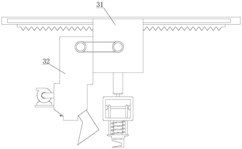 A fixed pumpkin peeling device and peeling method thereof