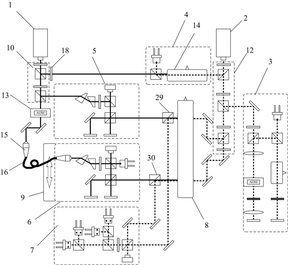 Displacement measuring device and method based on electromagnetic induction transparent atomic grating