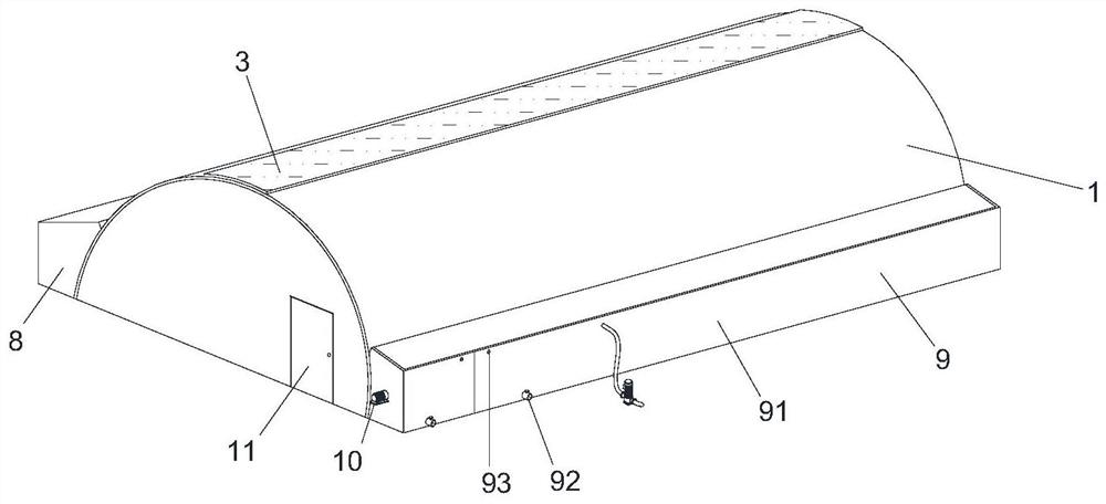 High-energy-saving environment-friendly water feeding management system for intelligent greenhouse