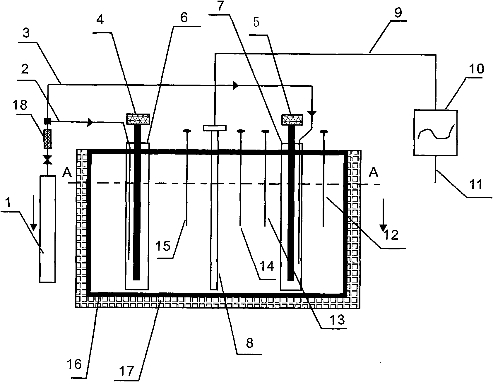 Oil shale in-place destructive distillation mining method and simulated experiment system thereof