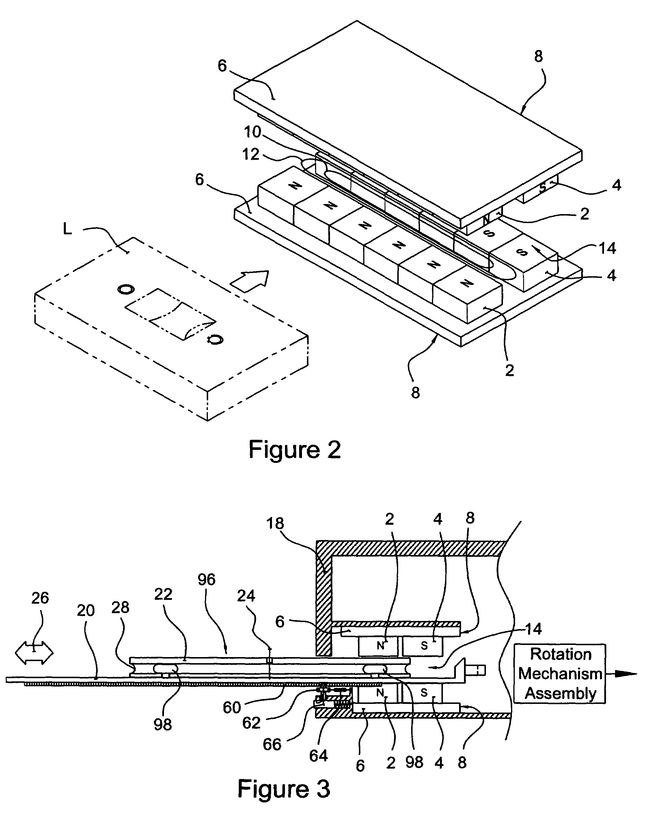 Mechanism for automated permanent magnet degaussing