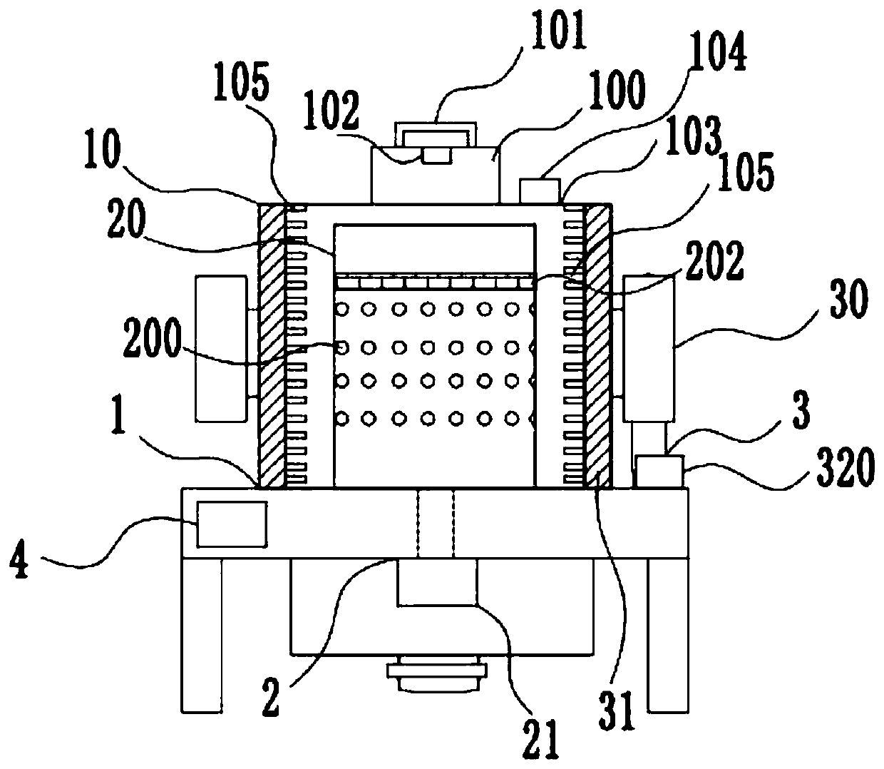 A dry-wet dual-purpose compound high-gradient intelligent magnetic separation device