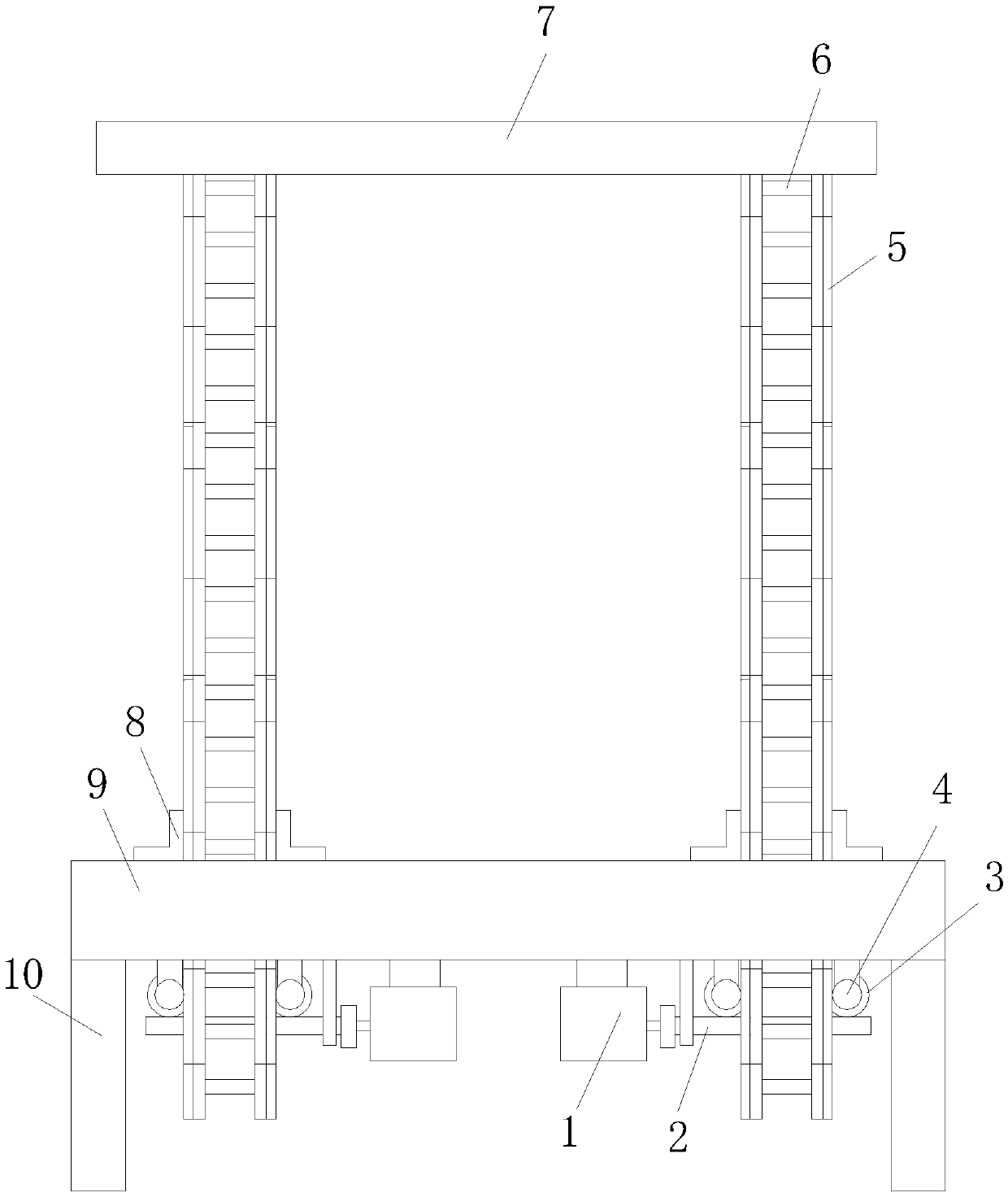 Stage capable of being rapidly and efficiently constructed